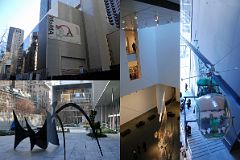 MOMA 00 Outside,Alexander Calder Black Widow, Arthur Young Bell-47D1 Helicopter